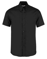 Kustom kit tailored fit oxford short sleeve shirt-kk187