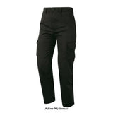 Black Ladies Condor Combat Trouser Work Trousers womens combat -Orn 2560 Active Workwear Our best selling combat trouser is available in a ladies fit ensuring everyone has a pair of trousers that fit properly. Best selling, multi functional, hardwearing trouser Internal kneepad pocket Slight elastication at sides of waistband - very comfortable to wear Multiple pockets with extra strong lining including 2 front & 2 rear pockets Combat style leg pockets,