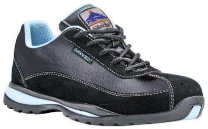 Ladies safety trainer shoe s1p steel toecap and midsole - fw39