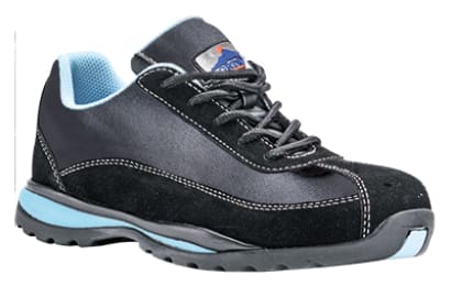 Ladies safety trainer shoe s1p steel toecap and midsole - fw39