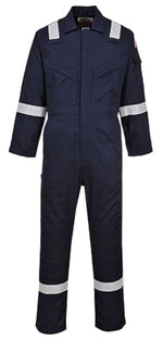 Lightweight flame retardant antistatic hi viz coverall fras portwest fr21