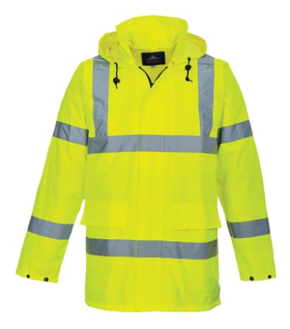 Lite traffic jacket hi vis lightweight mesh lined budget jacket- s160