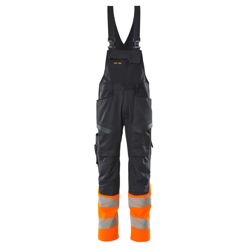 Mascot workwear bib & brace with kneepad pockets-19669-236