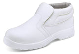Micro fibre washable vegan safety boot s2 white - beeswift cf852