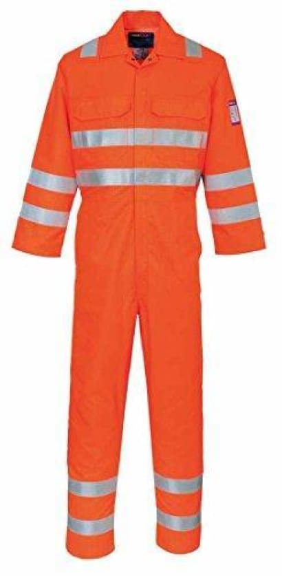 Modaflame inherent flame retardant rail coverall mv91