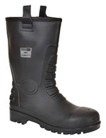 Neptune s5 lined rigger wellington pvc nitrile safety boot steel toe + midsole - fw75