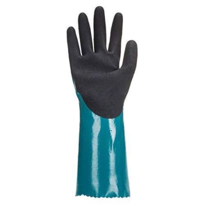 Nitrile sandy grip lite gauntlet secure grip portwest ap60