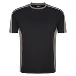 Orn avocet contrast moisture-wicking crew neck t-shirt-1008