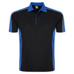 Orn 1198 avocet contrast wicking polo shirt with reflective piping