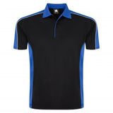 Orn 1198 avocet contrast wicking polo shirt with reflective piping