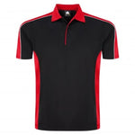 Orn 1198 avocet contrast wicking polo shirt with reflective piping