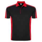 Orn 1198 avocet contrast wicking polo shirt with reflective piping