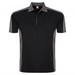 Orn 1198 avocet contrast wicking polo shirt with reflective piping