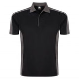 Orn 1198 avocet contrast wicking polo shirt with reflective piping