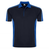 Orn 1198 avocet contrast wicking polo shirt with reflective piping