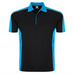 Orn 1198 avocet contrast wicking polo shirt with reflective piping