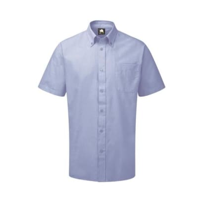 Oxford short sleeve cotton rich shirt - elegant workwear