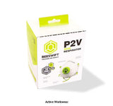 P2v fold flat p2 valved dust mask (pack of 10) - beeswift bbp2vn