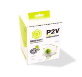 P2v fold flat p2 valved dust mask (pack of 10) - beeswift bbp2vn