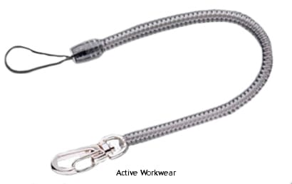 Pacific handy clip-on coiled safety knife/cutter lanyard with hook - cl-36