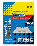 Pacific handy standard utility blades (pack 100) - sb-92