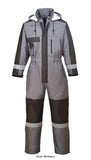 Padded waterproof winter one piece overall coverall boiler suit - portwest s585