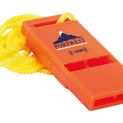 Portwest 120db safety whistle (pk20) - pa99