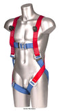 Portwest 2 point Lightweight Safety Harness  - FP13 Miscellaneous Active-Workwear The FP13 full body harness features front and back D-rings and is widely used in the construction industry. It is light weight and easy to use. CE-CAT III Superior strength Front and rear D-ring Fully adjustable shoulder, chest and leg straps Chest loops Materials Polyester Webbing, Alloy Steel, Heat Treated