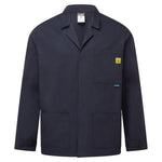 Portwest anti-static esd lab jacket with concealed stud