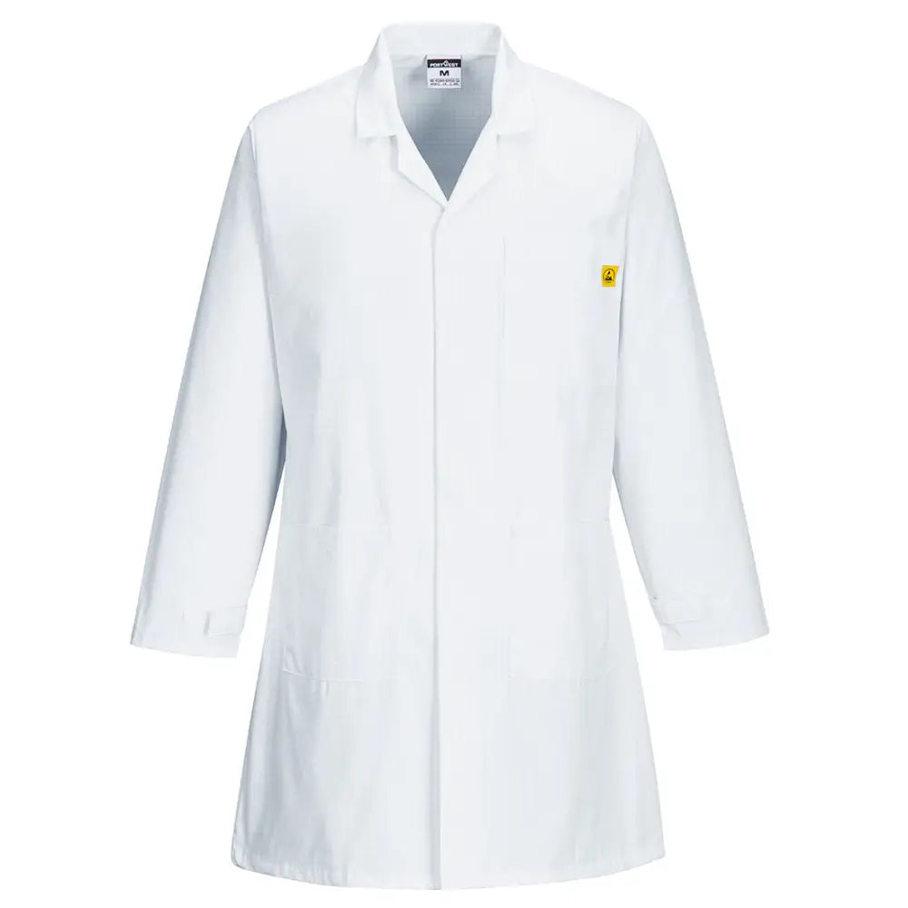 Portwest anti static esd lab/warehouse coat - as10