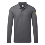 Portwest anti-static esd polo shirt l s high cotton workwear