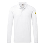 Portwest anti-static esd polo shirt l s high cotton workwear