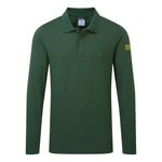 Portwest anti-static esd polo shirt l s high cotton workwear