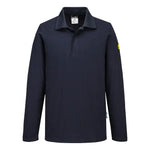 Portwest anti-static esd polo shirt l s high cotton workwear