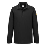 Portwest anti-static esd polo shirt l s high cotton workwear