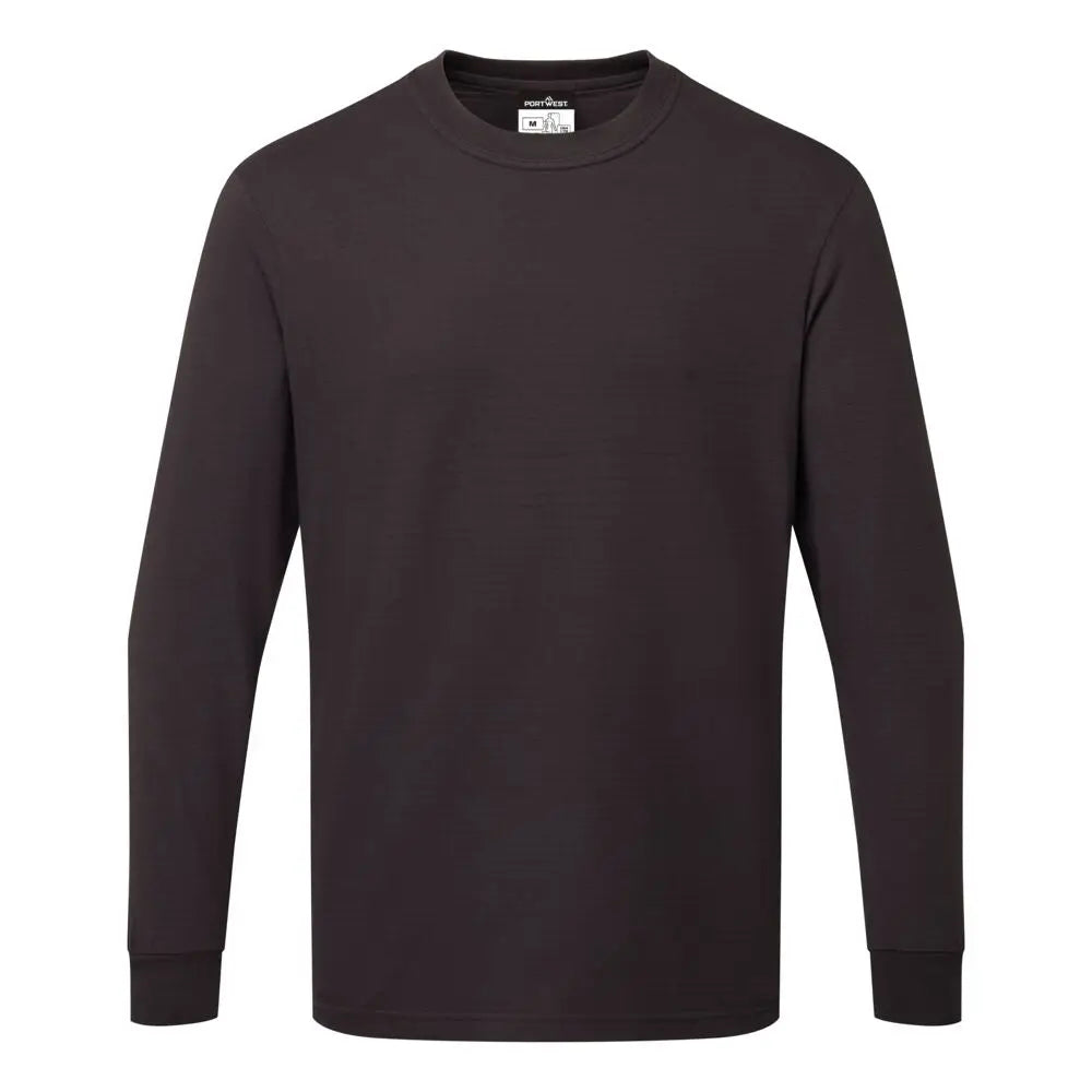 Anti static esd t-shirt long sleeve high cotton workwear