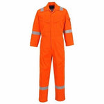 Portwest araflame inherent fr lightweight gold hi vis coverall - af53