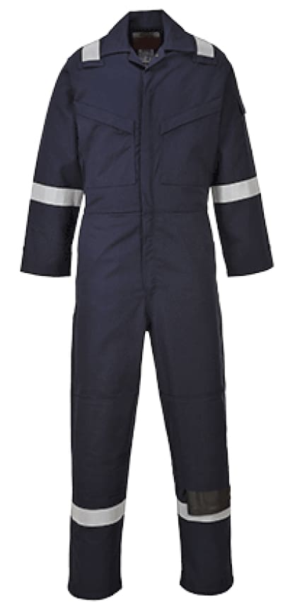 Portwest araflame inherent fr lightweight gold hi vis coverall - af53