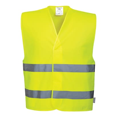 Portwest basic hi-vis 2 band vest (pack of 10 size/colour) ris 3279- c474