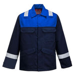 Portwest bizflame flame retardant high viz plus jacket - fr55