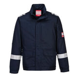 Portwest bizflame plus lightweight stretch panelled flame retardant jacket-fr601