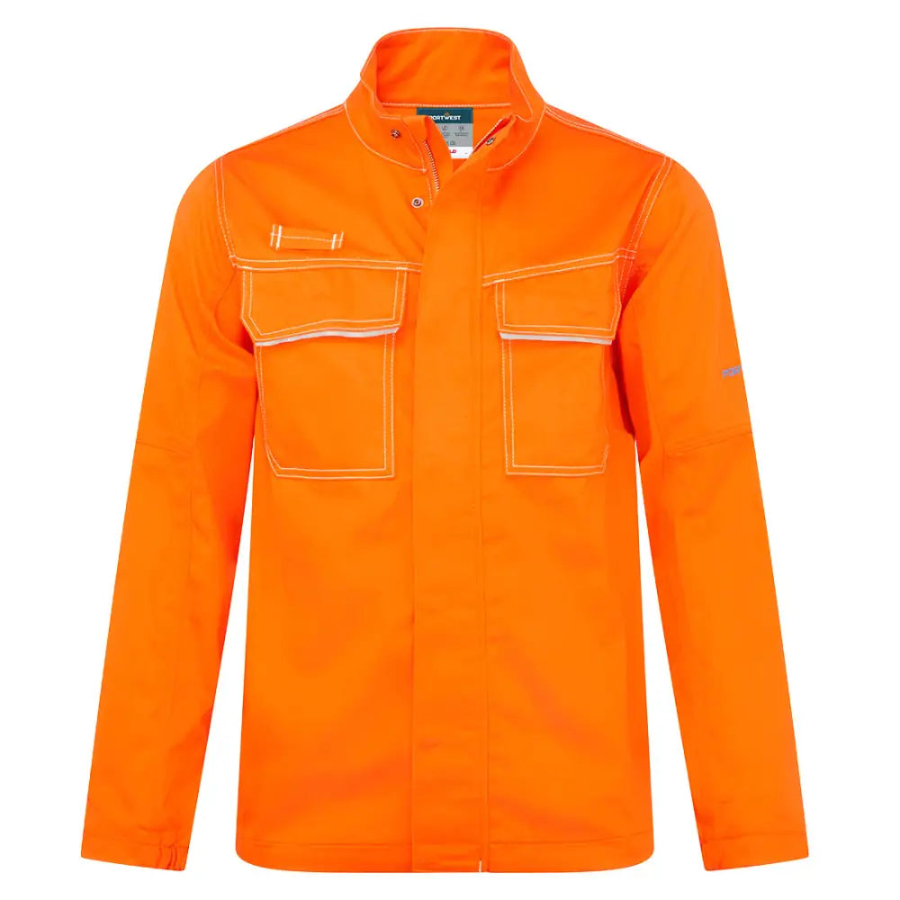 Portwest bizweld work fr jacket with two chest pockets
