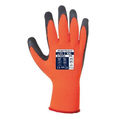 Portwest builders thermal grip glove gripper - latex-a140