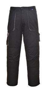 Portwest comfort texo contrast work trouser with kneepad pockets - tx11