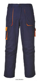 Portwest comfort texo contrast work trouser with kneepad pockets - tx11 trousers active-workwear