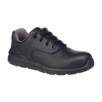 Portwest compositelite laced microfibre composite vegan friendly safety shoe-fd61