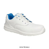 Portwest Compositelite Laced Microfibre Composite Vegan Friendly Safety Shoe-white FD61 Shoes PortWest Active Workwear