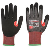 Portwest cs ahr13 nitrile cut resistant level f safety handling glove-a672