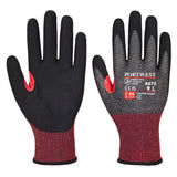 Portwest cs ahr18 nitrile foam cut resistant level f safety glove-a673