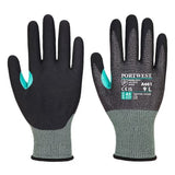 Portwest cs vhr18 nitrile foam cut resistant level e safety glove-a661